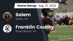 Recap: Salem  vs. Franklin County  2018