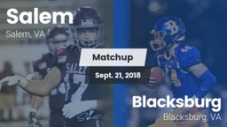Matchup: Salem vs. Blacksburg  2018