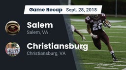 Recap: Salem  vs. Christiansburg  2018
