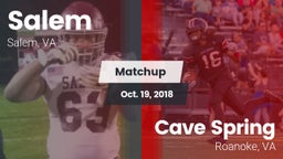 Matchup: Salem vs. Cave Spring  2018