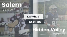 Matchup: Salem vs. Hidden Valley  2018