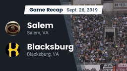 Recap: Salem  vs. Blacksburg  2019