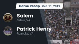 Recap: Salem  vs. Patrick Henry  2019