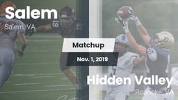 Matchup: Salem vs. Hidden Valley  2019
