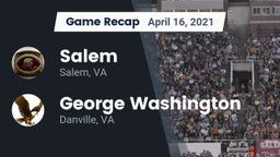 Recap: Salem  vs. George Washington  2021
