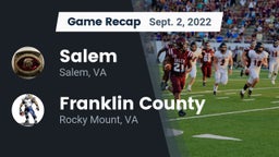Recap: Salem  vs. Franklin County  2022