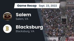 Recap: Salem  vs. Blacksburg  2022