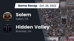 Recap: Salem  vs. Hidden Valley  2022