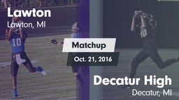Matchup: Lawton vs. Decatur High  2016