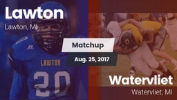 Matchup: Lawton vs. Watervliet  2017