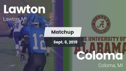 Matchup: Lawton vs. Coloma  2019