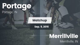 Matchup: Portage  vs. Merrillville  2016