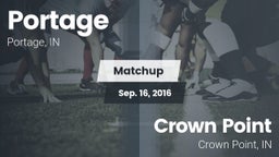 Matchup: Portage  vs. Crown Point  2016
