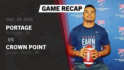 Recap: Portage  vs. Crown Point  2016