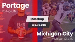 Matchup: Portage  vs. Michigan City  2016