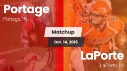 Matchup: Portage  vs. LaPorte  2016