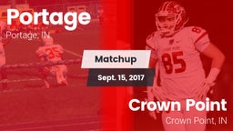 Matchup: Portage  vs. Crown Point  2017