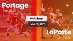 Matchup: Portage  vs. LaPorte  2017