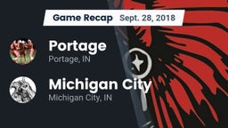 Recap: Portage  vs. Michigan City  2018