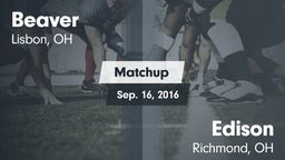 Matchup: Beaver vs. Edison  2016