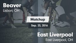 Matchup: Beaver vs. East Liverpool  2016