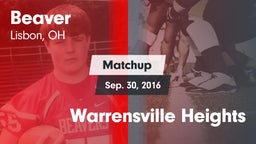 Matchup: Beaver vs. Warrensville Heights 2016