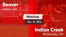 Matchup: Beaver vs. Indian Creek  2016