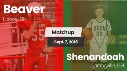 Matchup: Beaver vs. Shenandoah  2018