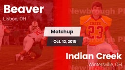 Matchup: Beaver vs. Indian Creek  2018