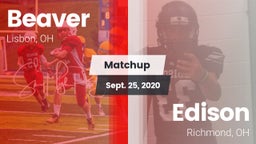 Matchup: Beaver vs. Edison  2020