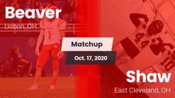 Matchup: Beaver vs. Shaw  2020