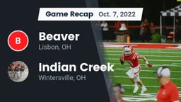 Recap: Beaver  vs. Indian Creek  2022