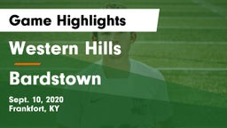 Western Hills  vs Bardstown  Game Highlights - Sept. 10, 2020