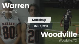 Matchup: Warren vs. Woodville  2018