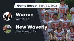 Recap: Warren  vs. New Waverly  2022