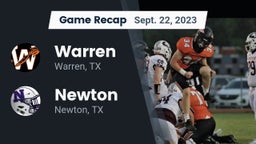 Recap: Warren  vs. Newton  2023