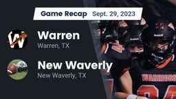 Recap: Warren  vs. New Waverly  2023