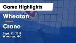 Wheaton  vs Crane Game Highlights - Sept. 12, 2019