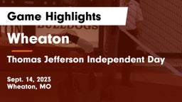 Wheaton  vs Thomas Jefferson Independent Day   Game Highlights - Sept. 14, 2023