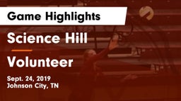 Science Hill  vs Volunteer  Game Highlights - Sept. 24, 2019