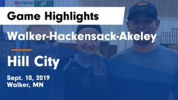 Walker-Hackensack-Akeley  vs Hill City Game Highlights - Sept. 10, 2019