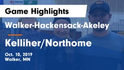 Walker-Hackensack-Akeley  vs Kelliher/Northome  Game Highlights - Oct. 10, 2019