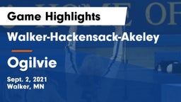 Walker-Hackensack-Akeley  vs Ogilvie  Game Highlights - Sept. 2, 2021