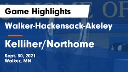 Walker-Hackensack-Akeley  vs Kelliher/Northome  Game Highlights - Sept. 30, 2021
