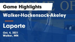 Walker-Hackensack-Akeley  vs Laporte Game Highlights - Oct. 4, 2021