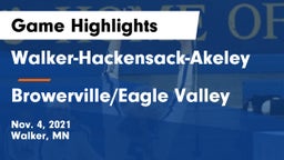 Walker-Hackensack-Akeley  vs Browerville/Eagle Valley  Game Highlights - Nov. 4, 2021