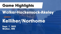 Walker-Hackensack-Akeley  vs Kelliher/Northome  Game Highlights - Sept. 7, 2023