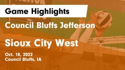 Council Bluffs Jefferson  vs Sioux City West   Game Highlights - Oct. 18, 2022