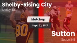 Matchup: Shelby-Rising City vs. Sutton  2017