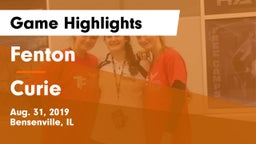 Fenton  vs Curie Game Highlights - Aug. 31, 2019
